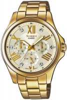 Zegarek damski Casio Sheen SHE-3806GD-9AUER