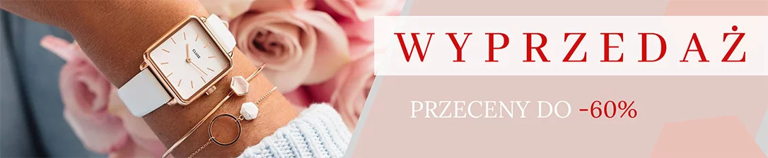 Wyprzedaż zegarków damskich - promocje do -60 procent