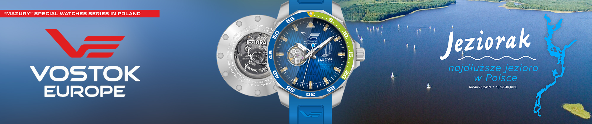 Vostok Europe Jeziorak - limitowana edycja celebrująca piękno Mazur