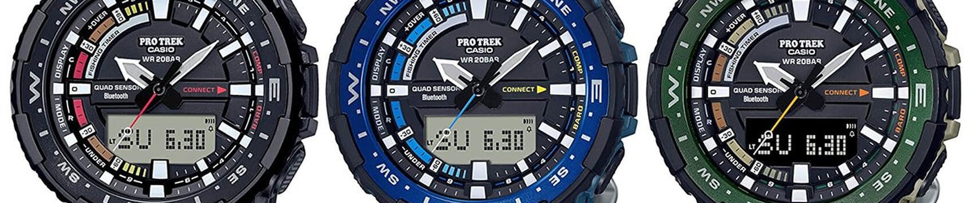 Akcesoria wędkarskie marki Casio? Poznaj zegarek ProTrek PRT-B70!
