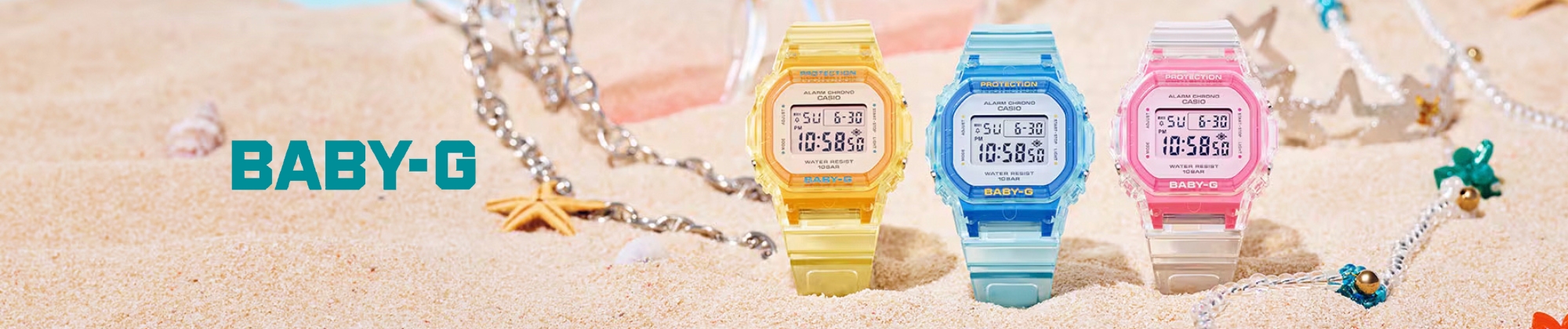 Summertime happiness - żywa, wesoła kolorystyka nowych Baby-G Summer Jelly idealna na lato!
