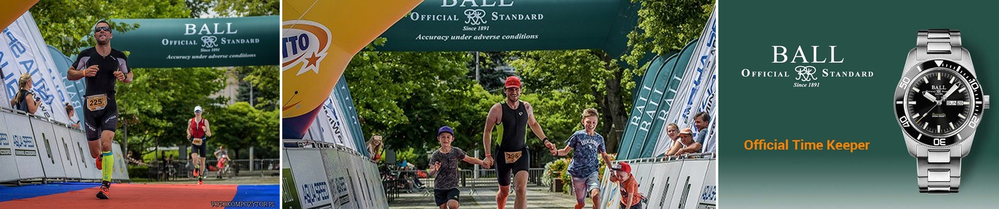 Ball Oficjalnym Time Keeperem na zawodach LOTTO Triathlon Energy