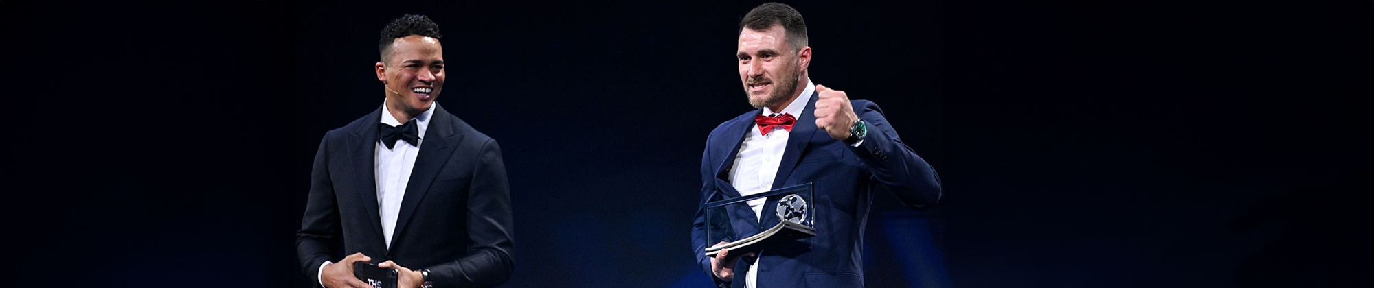 Marcin Oleksy na gali FIFA The Best 2023 z zegarkiem Balticus na nadgarstku!