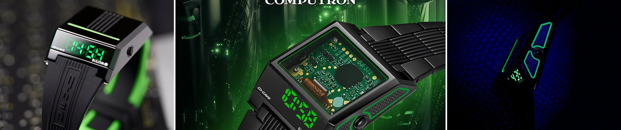 Bulova Computron x D-Cave. Poznaj dwa, najnowsze futurystyczne modele Bulova
