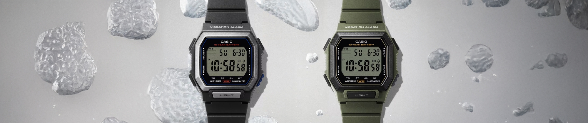 Casio W-738H z alarmem wibracyjnym - cyfrowa nowość na co dzień