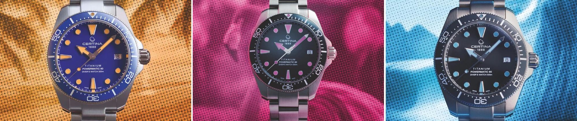 Certina DS Action Diver 38mm Titanium - nowe modele na lato 2026