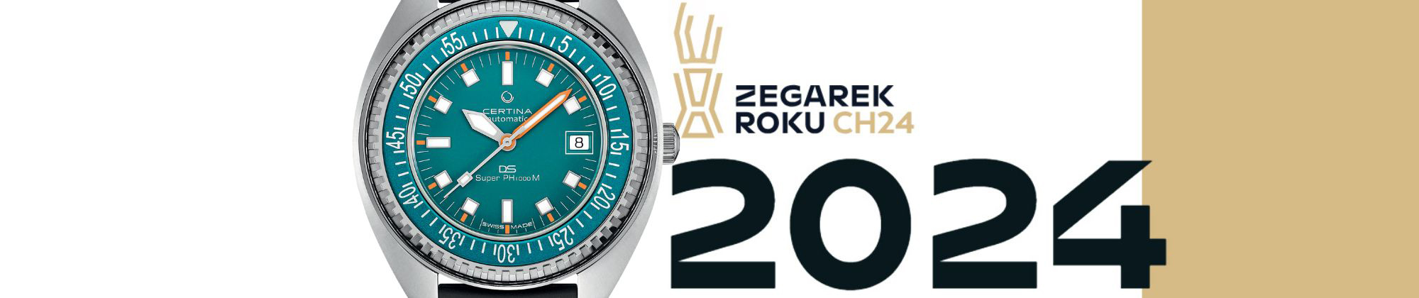 Certina DS Super PH1000M STC nominowana do tytułu Zegarka Roku 2024!