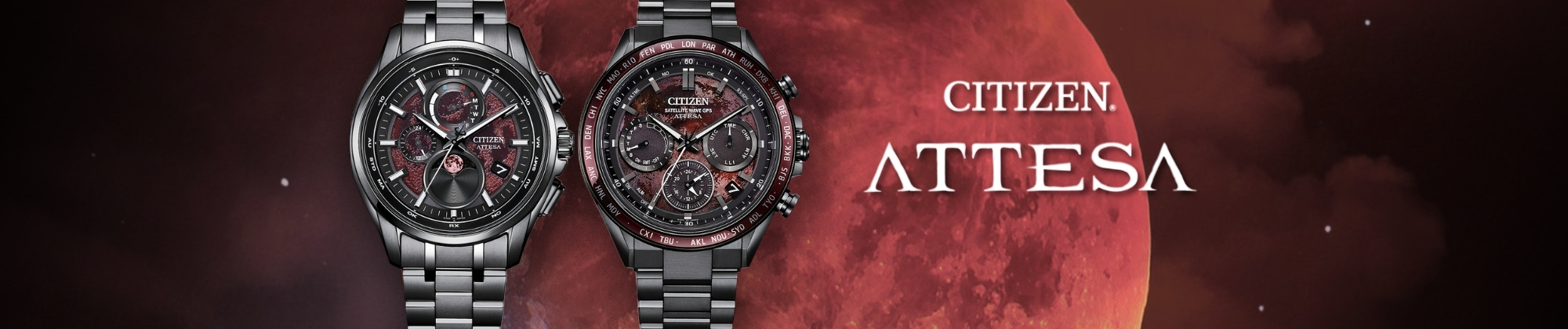 Citizen Attesa Shades of Red - limitowana edycja GPS i Eco-Drive