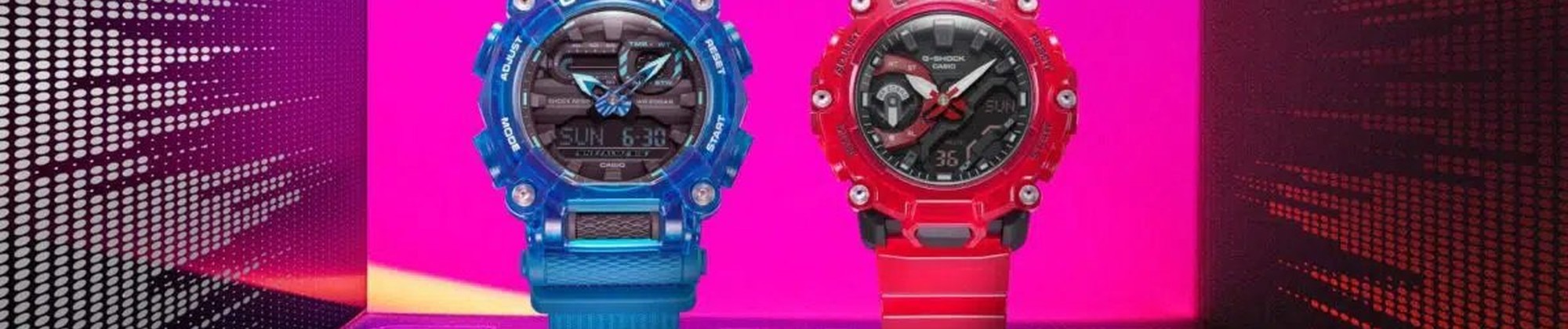 Feel The Beat - G-SHOCK przedstawia najnowszą serię Sound Wave – bestsellerowe zegarki w pulsujących beatem kolorach.