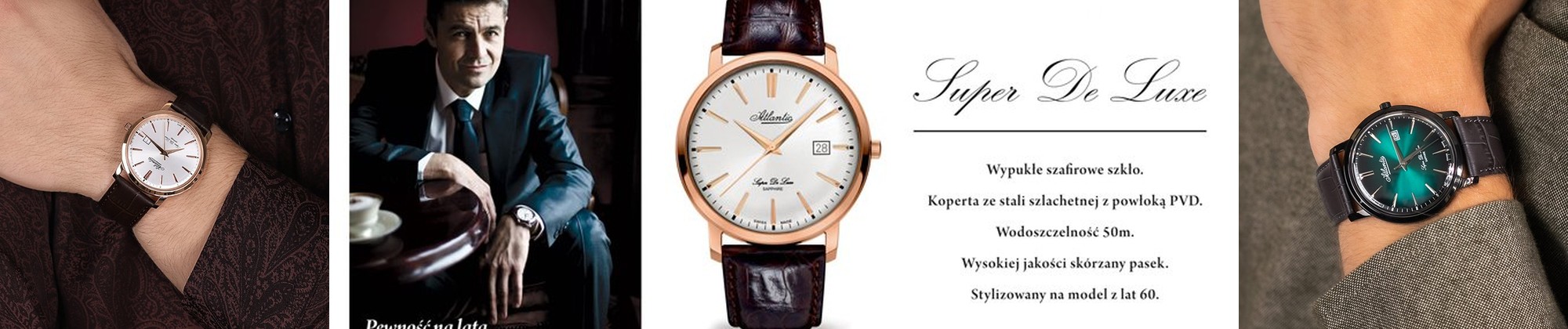 Jaki zegarek dla taty? Poznaj serię Atlantic Super De Luxe.