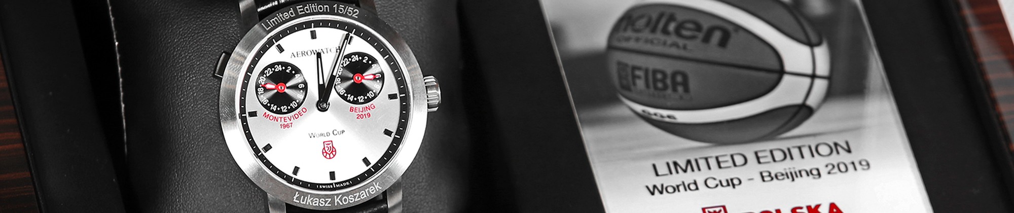 Limitowany zegarek Aerowatch Renaissance Polish Basketball