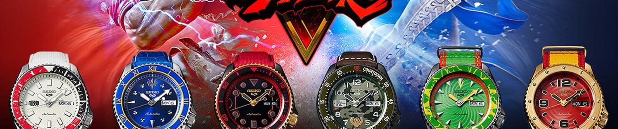 Nowa kolekcja Seiko Street Fighter V inspirowana kultową japońską grą!