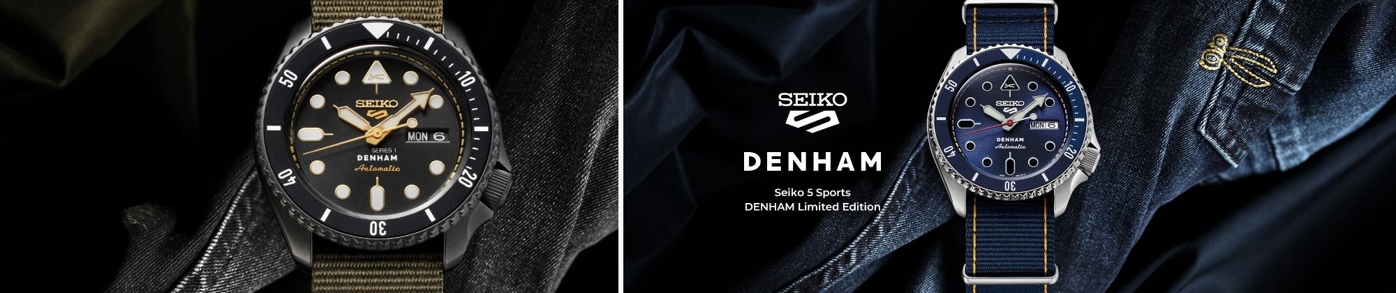 Nowość! Limitowane Seiko 5 Sports x Denham - denimowe detale i japońska jakość