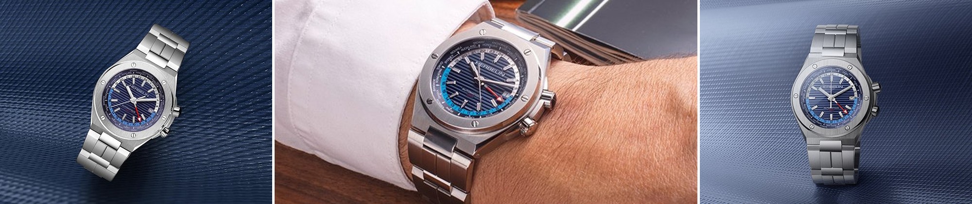Nowy Michel Herbelin Cap Camarat Automatic teraz z GMT i czasem światowym