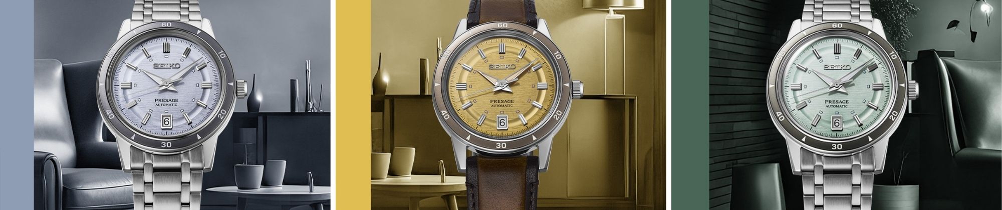 Poznaj nowe Seiko Presage Style60s - klasyka lat 60. w kolorowym wydaniu