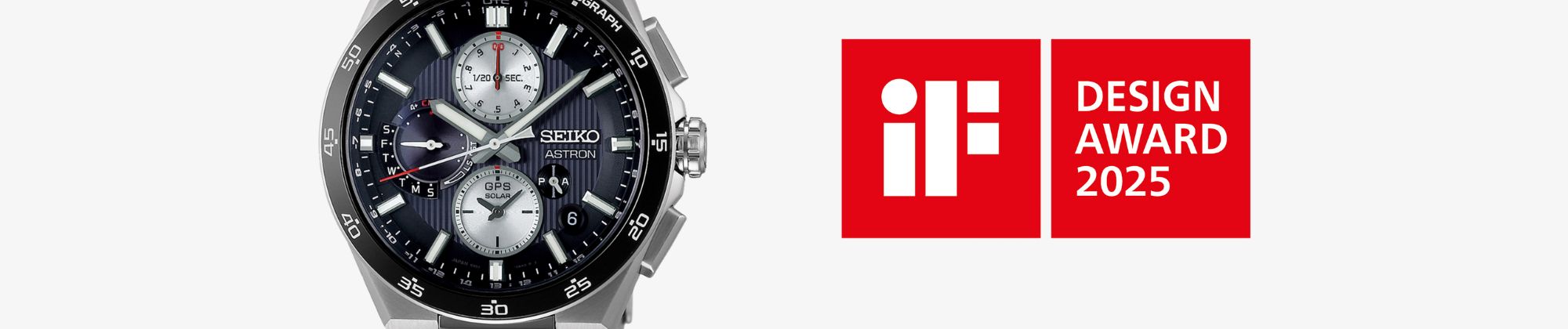 Prestiżowa nagroda iF Design Award 2025 dla Seiko Astron GPS Solar 5X83!