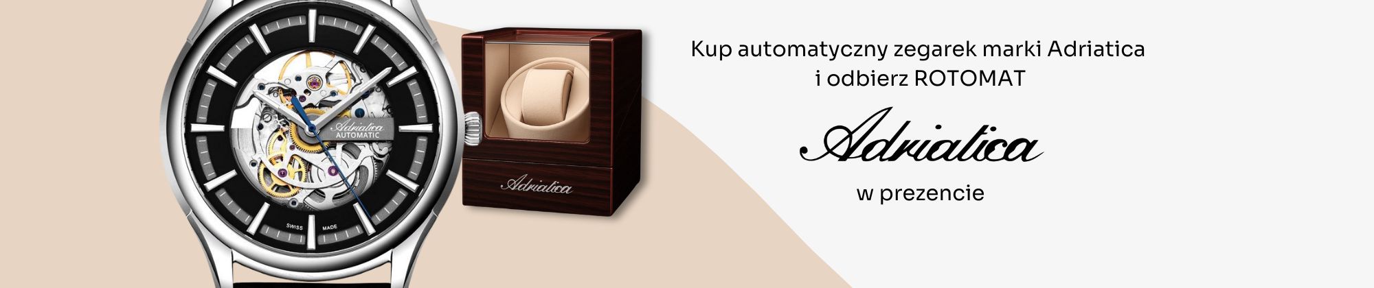 Rotomat Adriatica do zegarków automatycznych w prezencie