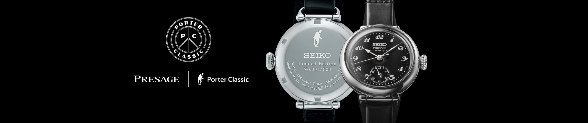 Seiko x Porter Classic - limitowana edycja 500 sztuk z ręcznie wykonaną tarczą