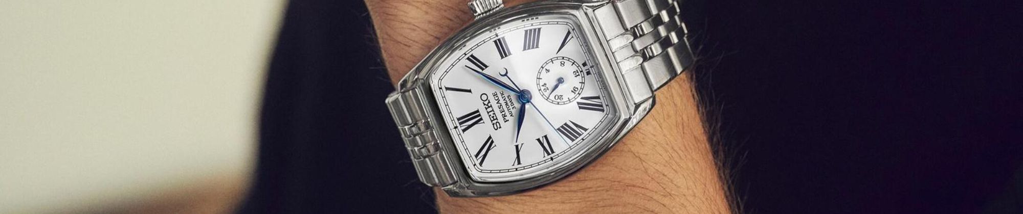 Seiko Presage Tonneau SPB537J1 - emaliowana tarcza i rzemiosło Craftsmanship