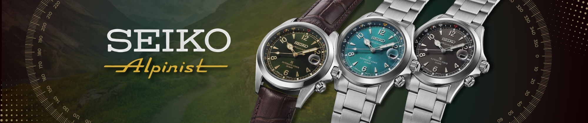 Nowe Seiko Alpinist Red, Summit Black i Tealpine - powrót kultowego zegarka!