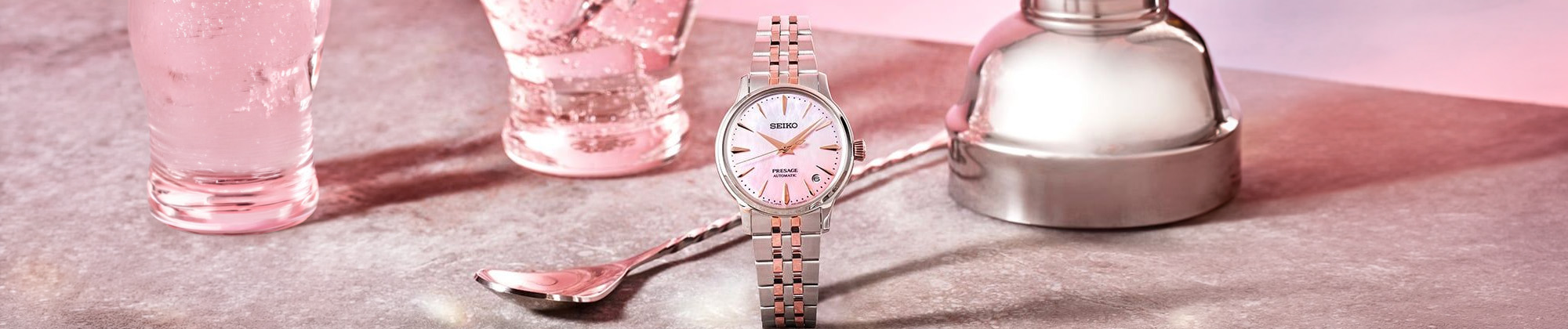 Seiko Presage Cocktail Time SRPM06J1 Sakura Aviation - limitowana edycja dla Pań