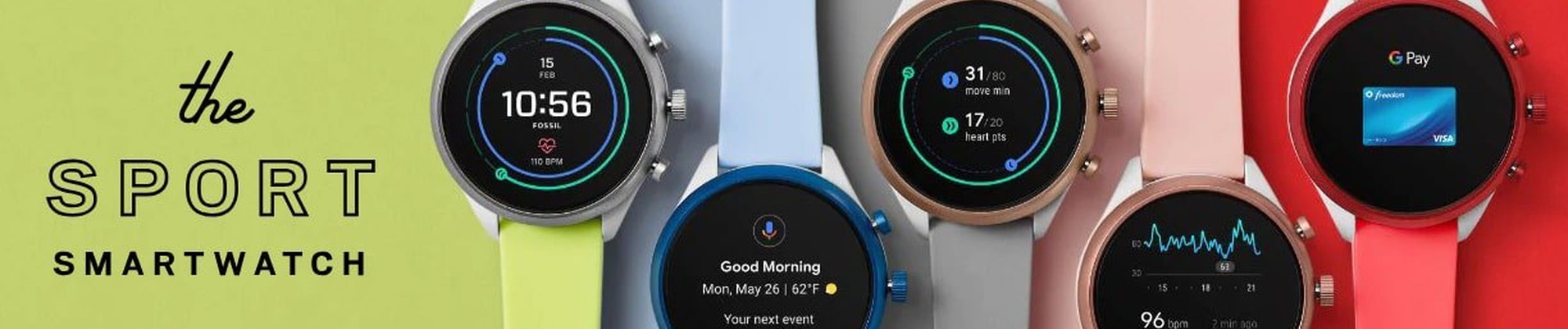 Smartwatch sportowy Fossil Q
