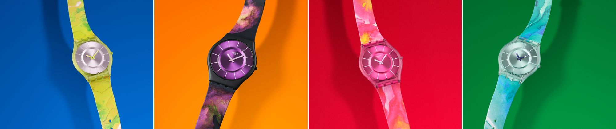 Swatch PAINTED PARADISE - kolorowe zegarki na lato