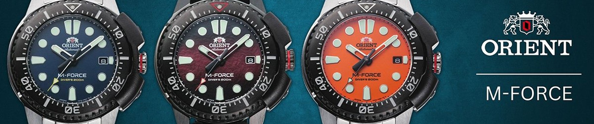 Trzy nowe zegarki Orient M-Force spod znaku Ziemi
