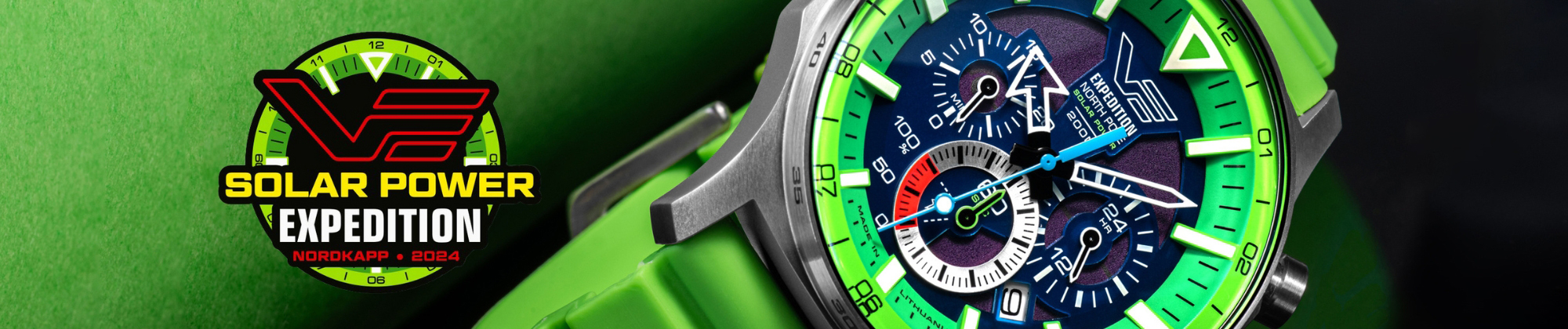 Vostok Europe prezentuje trzy nowe modele Expedition North Pole z zasilaniem solarnym