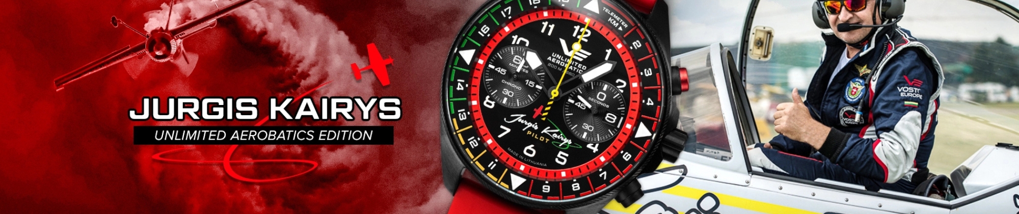 Vostok Europe Space Race Jurgis Kairys 2026 - limitowany zegarek lotniczy