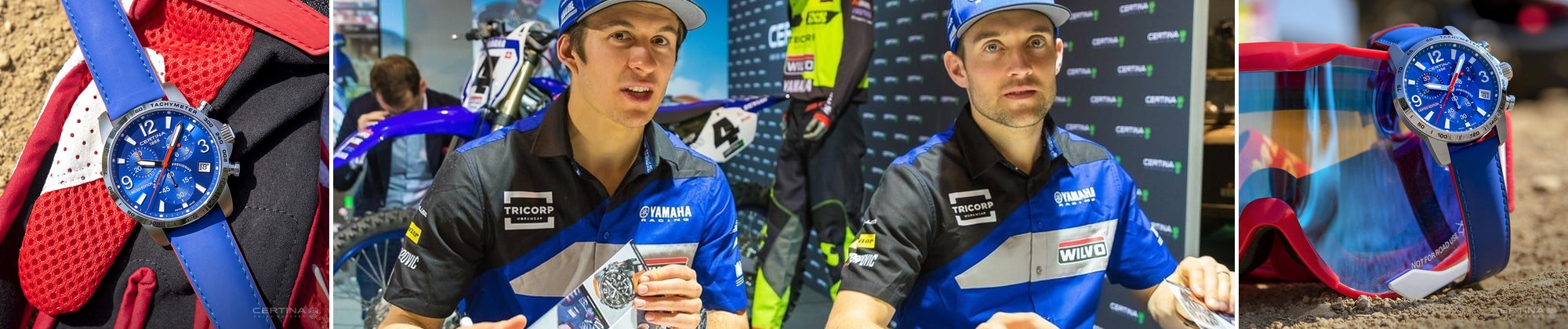 Współpraca marki Certina z zespołem Wilvo Yamaha Official MXGP