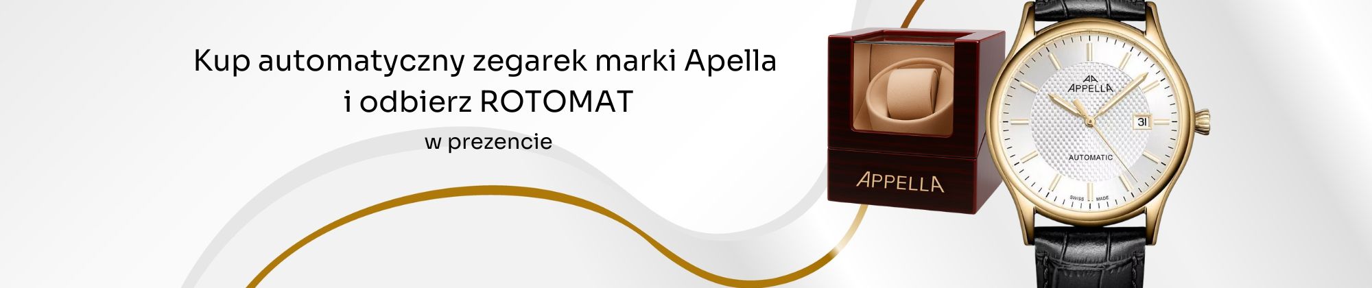 Wyjątkowa promocja Apella - rotomat gratis do zegarków automatycznych!