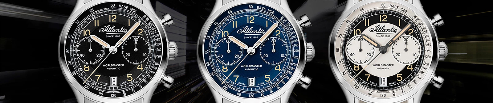 Premiera trzech nowych modeli Atlantic Worldmaster Bicompax Legend Edition