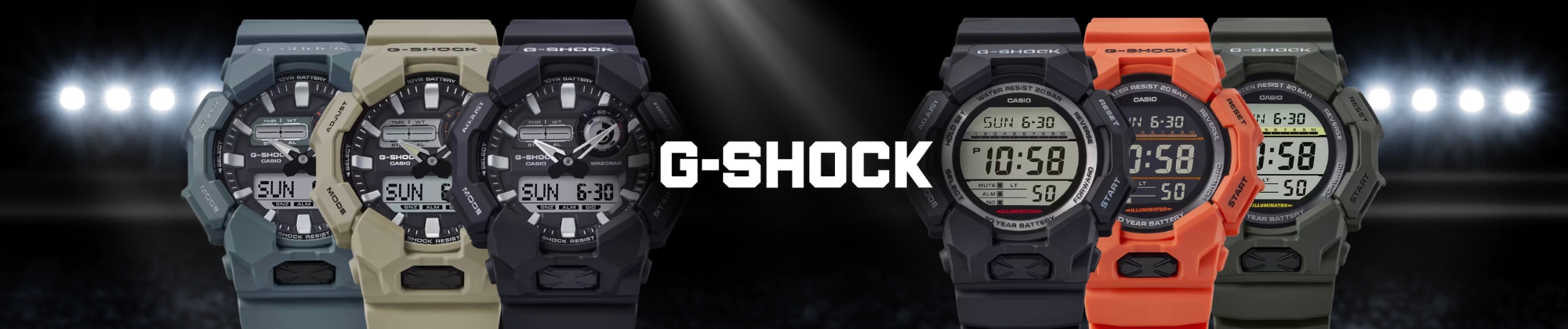 Nowe modele Casio G-Shock z żywotnością baterii do 10 lat