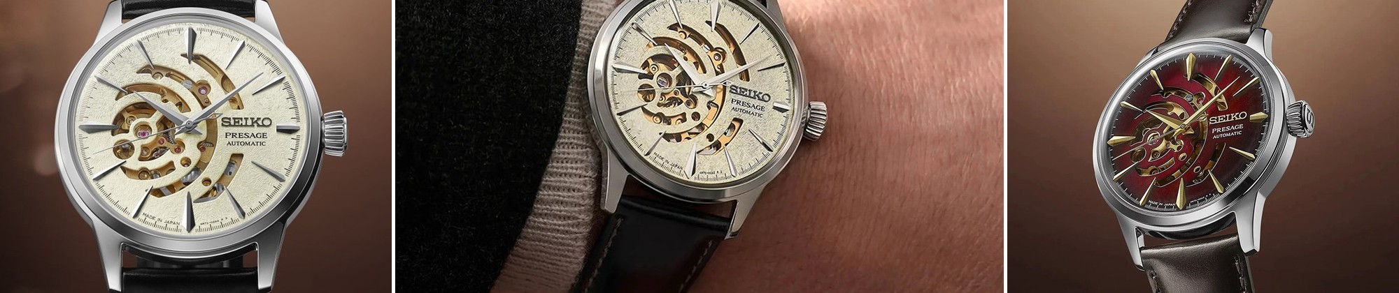 Zegarki inspirowane nocnym życiem Tokio - nowe modele Seiko Presage Coctail Time Star Bar