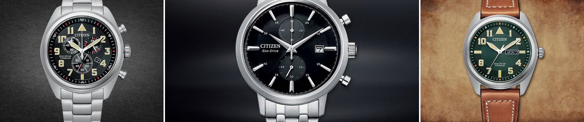 Zobacz zegarki Citizen z linii Pilot, Vintage Chronograph i Mechanical Vintage