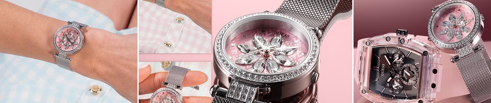 ​Guess wspiera kobiety walczące z rakiem piersi. Limitowana kolekcja zegarków Sparkling and Sporting Pink już na Zegarek.net