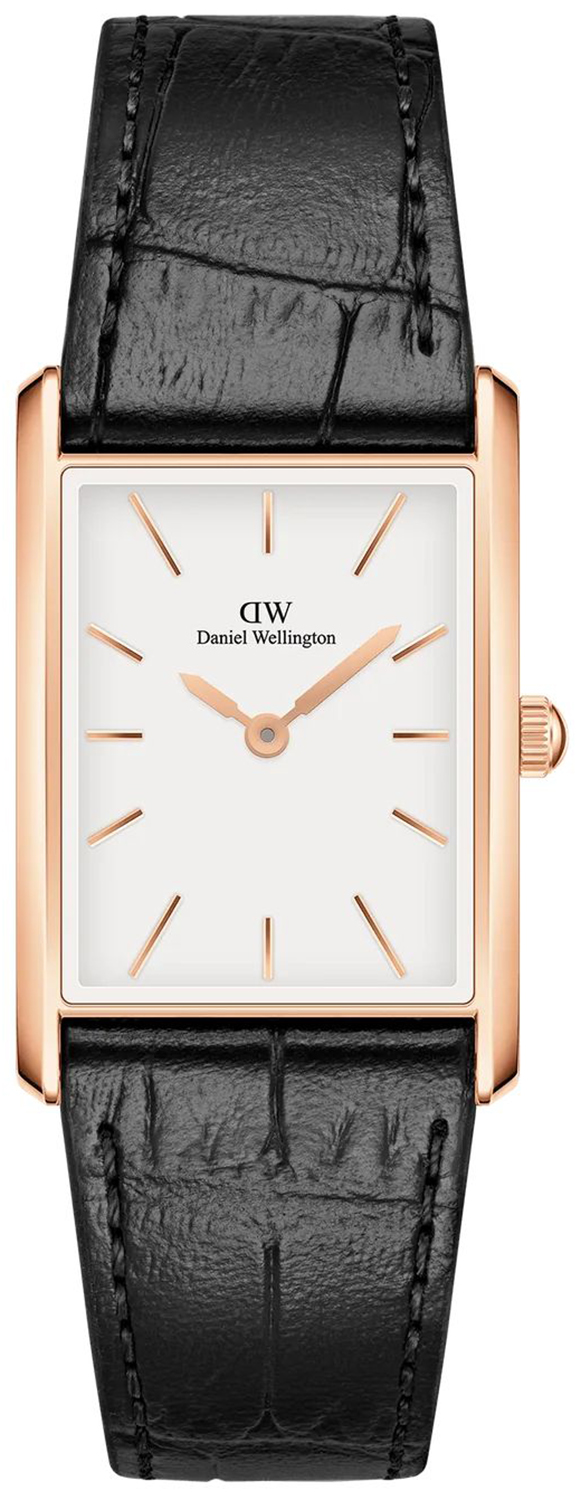 Daniel Wellington DW00100698 Bound Black Crocodile Rose Gold 24mm