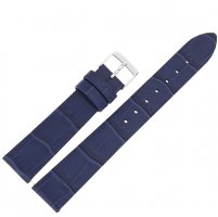 Pasek do zegarka  Aviator  Pasek Ladies Moonflight Skóra (V.1.33.0) 16 mm - Niebieski błyszcząca kl.