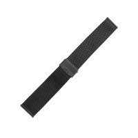Bransoleta do zegarka męski Bisset  BM-102-22-BLACK-MAT