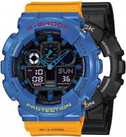 Zegarek męski Casio G-SHOCK Original SET GA-100-1A2ER + BEZEL 10388974 + PASEK 10457913