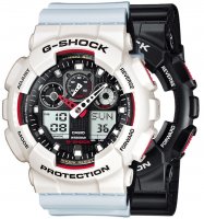 Zegarek męski Casio G-SHOCK Original SET GA-100-1A4ER + BEZEL 10395292 + PASEK 10527469