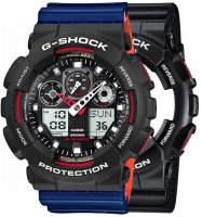 Zegarek męski Casio G-SHOCK Original SET GA-100-1A4ER + BEZEL 10508136 + PASEK 10527467