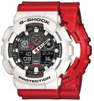 Zegarek męski Casio G-SHOCK Original SET GA-100B-4AER + BEZEL 10395292 + PASEK 10395226