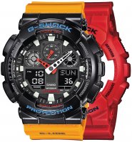 Zegarek męski Casio G-SHOCK Original SET GA-100B-4AER + BEZEL 10407691 + PASEK 10457913
