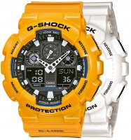 Zegarek męski Casio G-SHOCK Original SET GA-100B-7AER + BEZEL 10347601 + PASEK 10457913