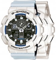 Zegarek męski Casio G-SHOCK Original SET GA-100B-7AER + BEZEL 10395292 + PASEK 10527469