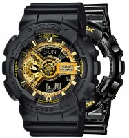 Zegarek męski Casio G-SHOCK Style SET GA-110GB-1AER + BEZEL 10358741 + PASEK 10347688