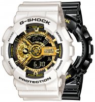 Zegarek męski Casio G-SHOCK Style SET GA-110GB-1AER + BEZEL 10395292 + PASEK 10395227
