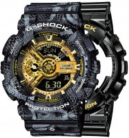 Zegarek męski Casio G-SHOCK Style SET GA-110GB-1AER + BEZEL 10520052 + PASEK 10520049
